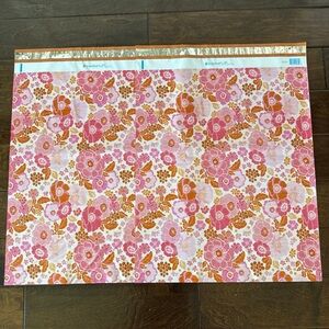 20 Pack - 19x24” XXL Beautiful Pink Floral Poly Mailers